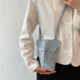 Mini Elephant Flap Women Crossbody Bag Small Animal Shoulder Bag Coins Funny Pur
