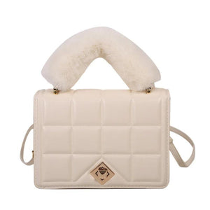 Classic Comfort Plush Ladies Handbags High Shoulder Crossbody Bags