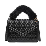 Vintage Winter Embroidery Thread Tote Bag for Women