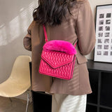 Vintage Winter Embroidery Thread Tote Bag for Women