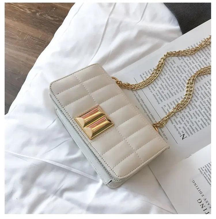 Chain Crossbody Bag Small Square Shoulder Bag