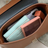 Shoulder Bag Retro Casual Lady Underarm Handbag Solid Female Bag