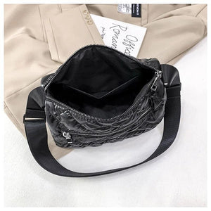 Winter Shoulder Bag Space Pad Nylon Crossbody