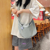 Light Nylon Shoulder Small Hobo Female Bags Women Totes Travel