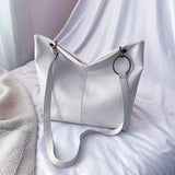 PU Leather Women Tote Bag Classic Shoulder Bag for Women Top Handle Bag