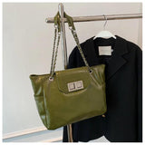 Large Capacity Women Shoulder Bags High-Grade Retro Tote Bag