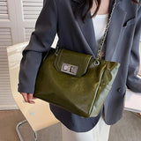 Large Capacity Women Shoulder Bags High-Grade Retro Tote Bag