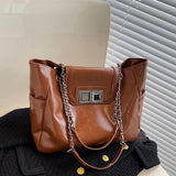 Large Capacity Women Shoulder Bags High-Grade Retro Tote Bag