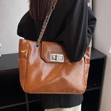 Large Capacity Women Shoulder Bags High-Grade Retro Tote Bag