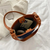 Women's Denim Large Shoulder Messenger Bag Casual All-match Stitching
