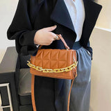 Women Chain Handbag Adjustable Shoulder Strap Satchels