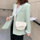 Mini Saddle Bag Women's Crossbody Messenger Bag
