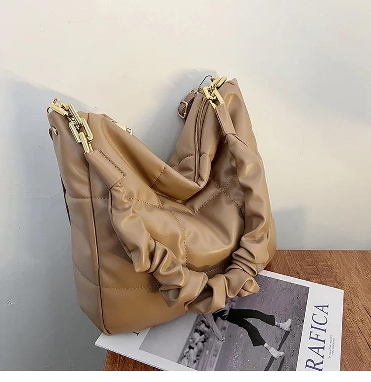 Diamond Lattice Shoulder Bag Vintage Crossbody Bag