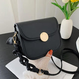 Women's Small Square Shoulder Bag PU Leather Crossbody Handbag