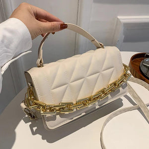 Quilted Woman Bag Chain Shoulder Purses