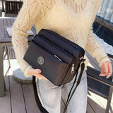 Casual Solid Women Bag Shoulder Bag Nylon Cloth Lady Messenger Bag