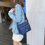 Casual Solid Women Bag Shoulder Bag Nylon Cloth Lady Messenger Bag