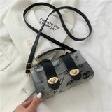 2021Summer Women's Transparent Square Sling Bag PVC Shoulder Bag