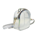 Transparent Laser Messenger Bag PVC Jelly Crossbody Lipstick Bag for Women