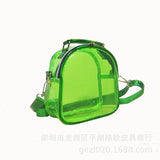 Transparent Laser Messenger Bag PVC Jelly Crossbody Lipstick Bag for Women