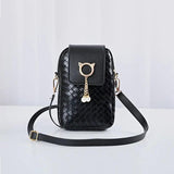 Women's Woven Small Square Messenger Bag