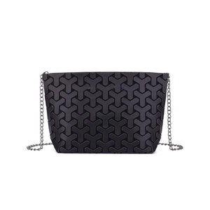 Geometric Messenger Crossbody Bag for Women Shoulder Chain Clutch Evening Bag