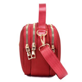 Canvas Small Square Shoulder Messenger Bag for Women