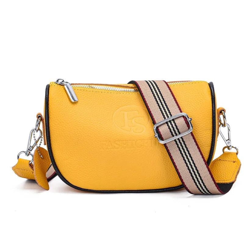 Vintage Leather Crossbody Handbag for Women