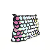 Sequined Clutch Purse Beaded Chains Shoulder Bag