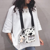 Funny Personality Cow Dots Women's Crossbody Bag for Shopping