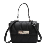 Small Pu Leather Handbag Flap Shoulder Bags Tote
