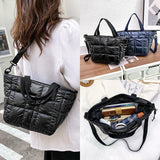 Space Cotton Pad Shoulder Bags Nylon Tote Bag Crossbody Bag
