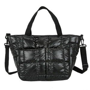 Space Cotton Pad Shoulder Bags Nylon Tote Bag Crossbody Bag