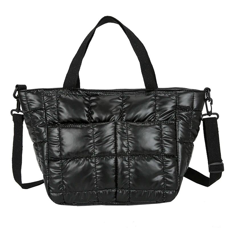 Space Cotton Pad Shoulder Bags Nylon Tote Bag Crossbody Bag