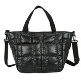 Space Cotton Pad Shoulder Bags Nylon Tote Bag Crossbody Bag
