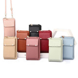 Small Crossbody Bag Women's Pu Leather Shoulder Purses Ladies Phone Clutches