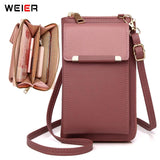 Small Crossbody Bag Women's Pu Leather Shoulder Purses Ladies Phone Clutches