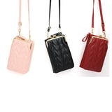 Solid Women's Mini Crossbody Bag Cell Phone Shoulder Messenger Clutch