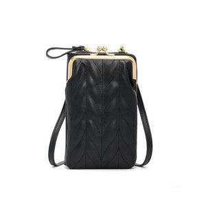 Solid Women's Mini Crossbody Bag Cell Phone Shoulder Messenger Clutch