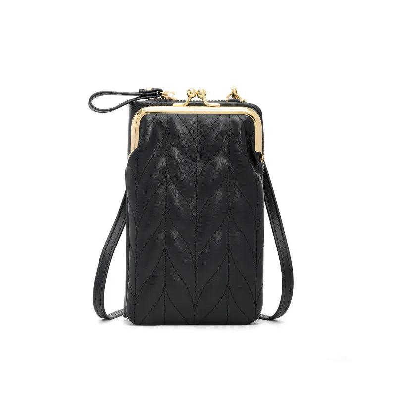 Solid Women's Mini Crossbody Bag Cell Phone Shoulder Messenger Clutch