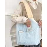 Soft Puppy Print Hand Bag Plush Shoulder Bag