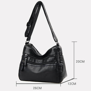 Large Capacity Women's Shoulder Bags Casual Multilayer Handbags