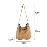 Retro Canvas Messenger Bag Women's Shoulder Bags Casual Tote