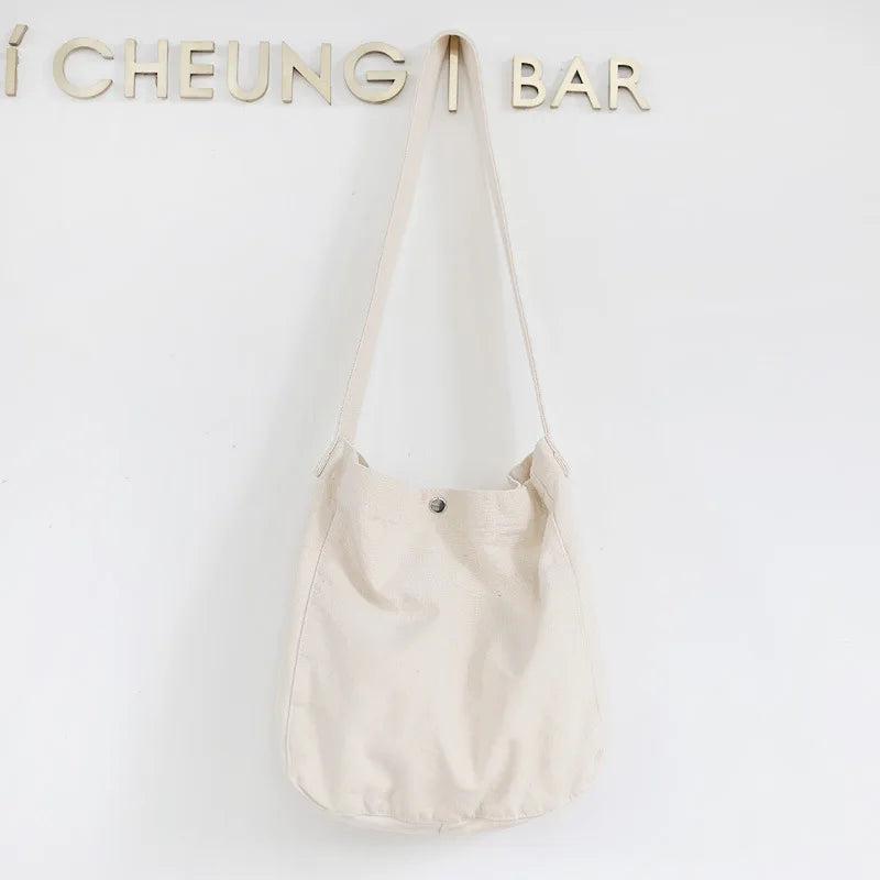 Retro Canvas Messenger Bag Women's Shoulder Bags Casual Tote