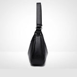 Vintage Soft Leather Shoulder Bag for Middle-aged Women
