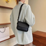 Women's Casual Messenger Bag PU Leather Small Square Bag Ladies Shoulder Bag