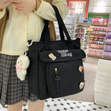 Girl College Students Crossbody Bag Large Capacity Shoulder Bag