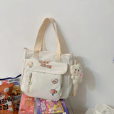 Girl College Students Crossbody Bag Large Capacity Shoulder Bag