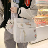 Girl College Students Crossbody Bag Large Capacity Shoulder Bag