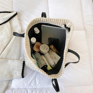 High Corduroy Shoulder Bags for Women Travel Tote Handbags